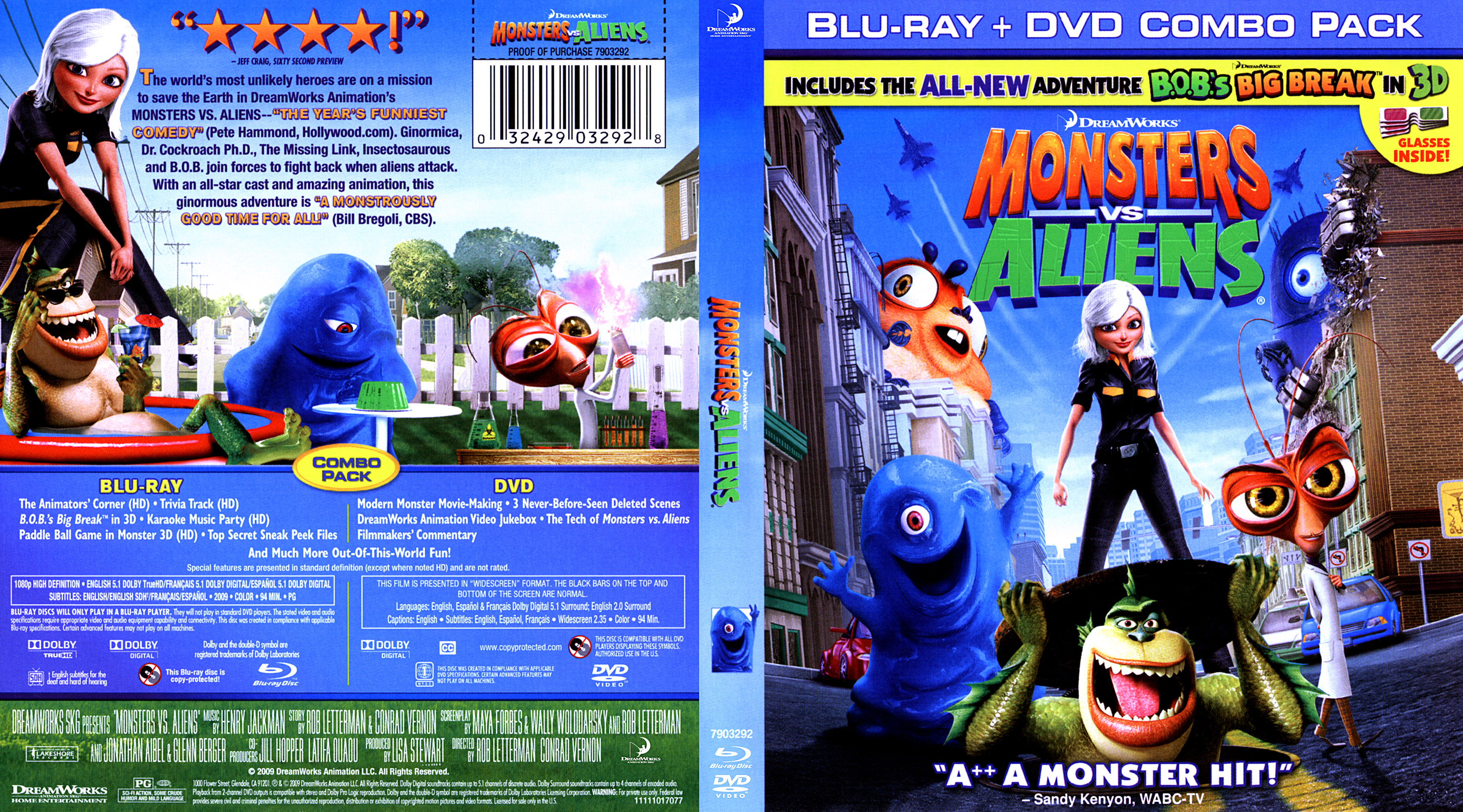 Monsters vs Aliens